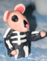 Halloween Cake - In the Making - Skeleton Mouse - Front