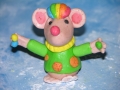 Halloween Cake - In the Making - Clown Mouse