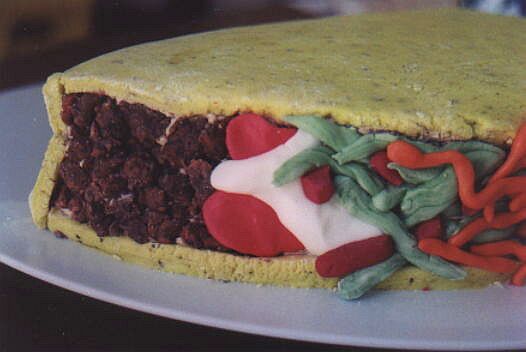 Giant Taco Cake - Detail