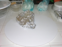 Making a fake stone base - 1