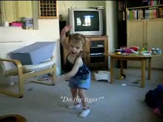 Peo dancing to the Wiggles.