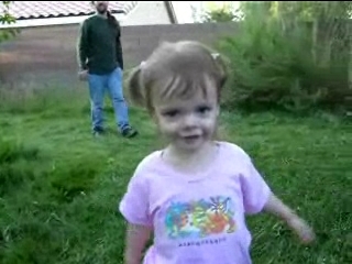 Peo in the backyard.