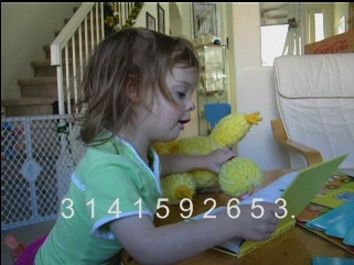 Peo reciting Pi.