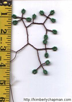 Beaded Tree Tutorial - see description for details