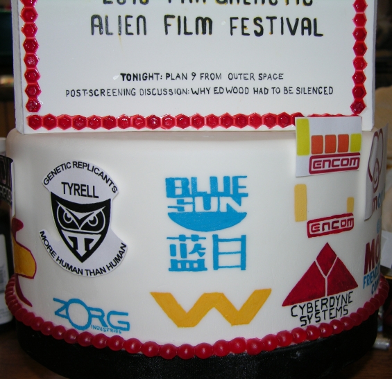 Alien Film Festival - Logos Being Painted