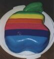 Apple Logo Cake