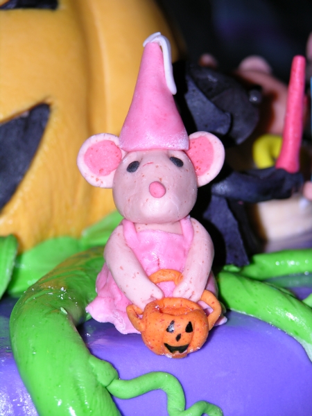 Halloween Cake - In the Making - Princess Mouse