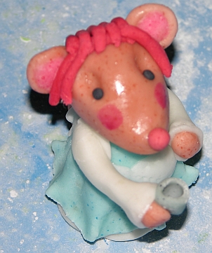 Halloween Cake - In the Making - Rag Doll Mouse - Top
