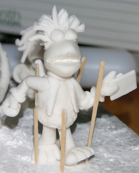 Fraggle Cake - In the Making - Modelling Figures