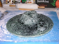 Making a fake stone base - 10
