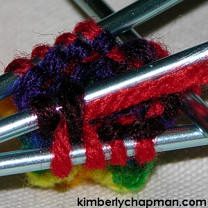 Knitting a Twisted Tube with Double-Pointed Needles Step 6