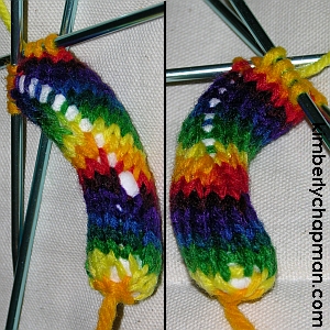 Knitting a Twisted Tube with Double-Pointed Needles Step 11