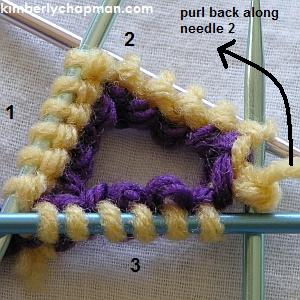 Knitting a Ring with Double-Pointed Needles Step 4
