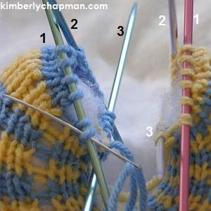 Knitting a Ring with Double-Pointed Needles Step 15