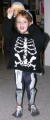 Skeleton Sweater - In T-Rex Costume - Front