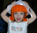 Orange Wig - With Hat