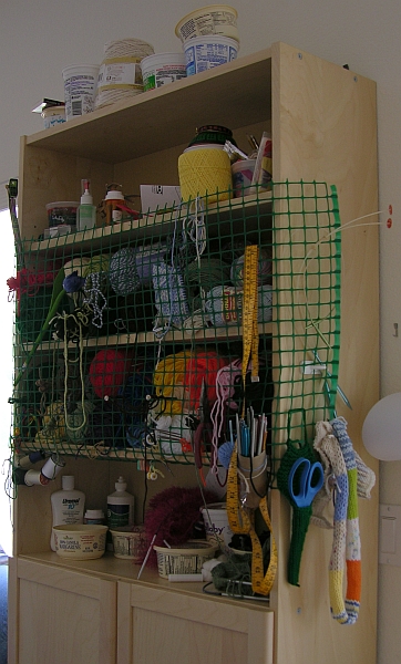 Yarn Storage - Right Side View