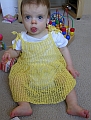 Yellow Dress on Baby - 2