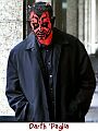 Anthony LaPaglia painted to resemble a Sith Lord from Star Wars