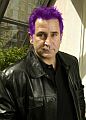 Anthony LaPaglia with purple hair
