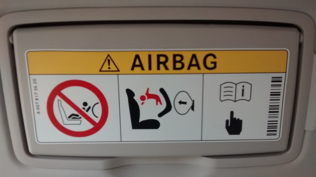 airbag warning